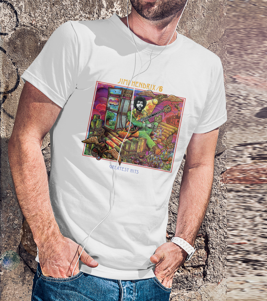 Jimi Hendrix Greatest Hits 6 T-Shirt