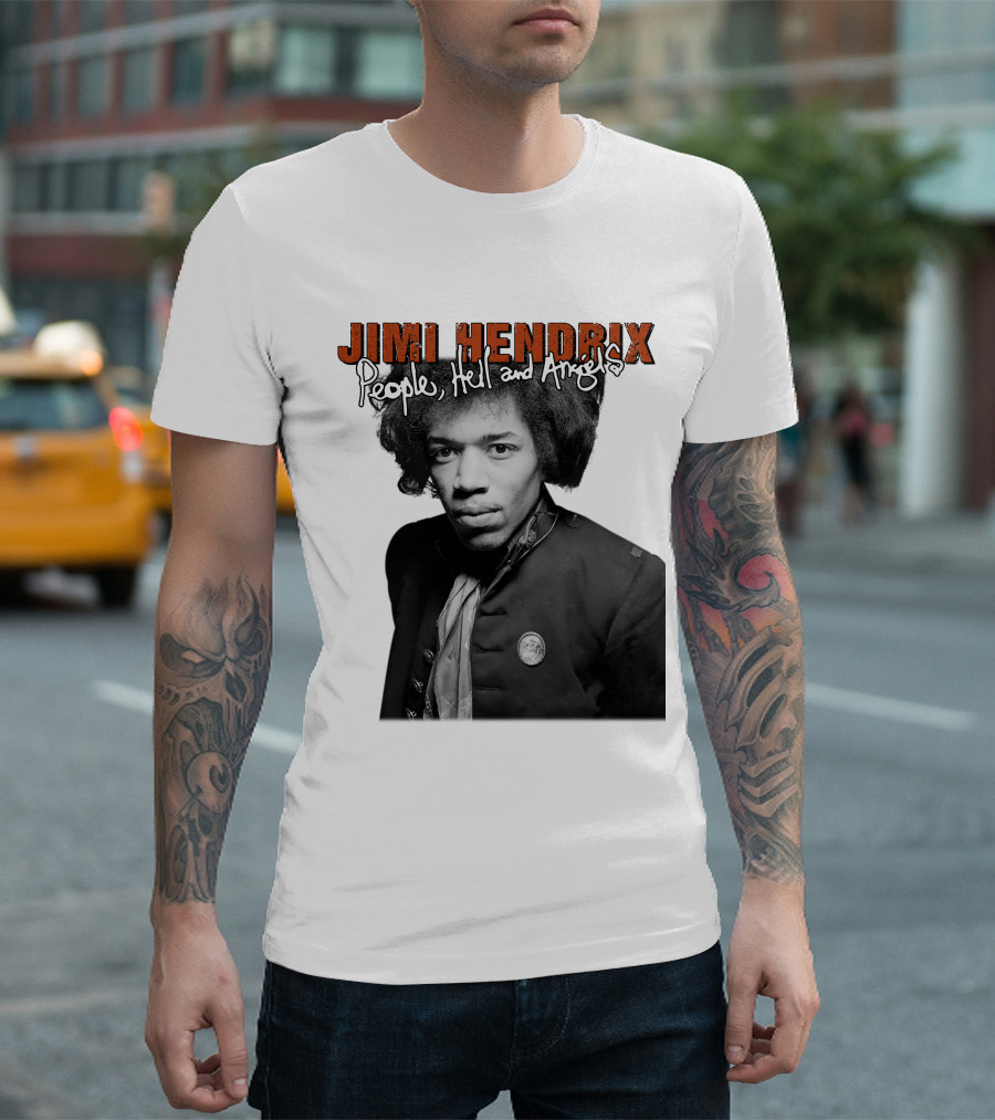 Jimi Hendrix People, Hell and Angels T-Shirt