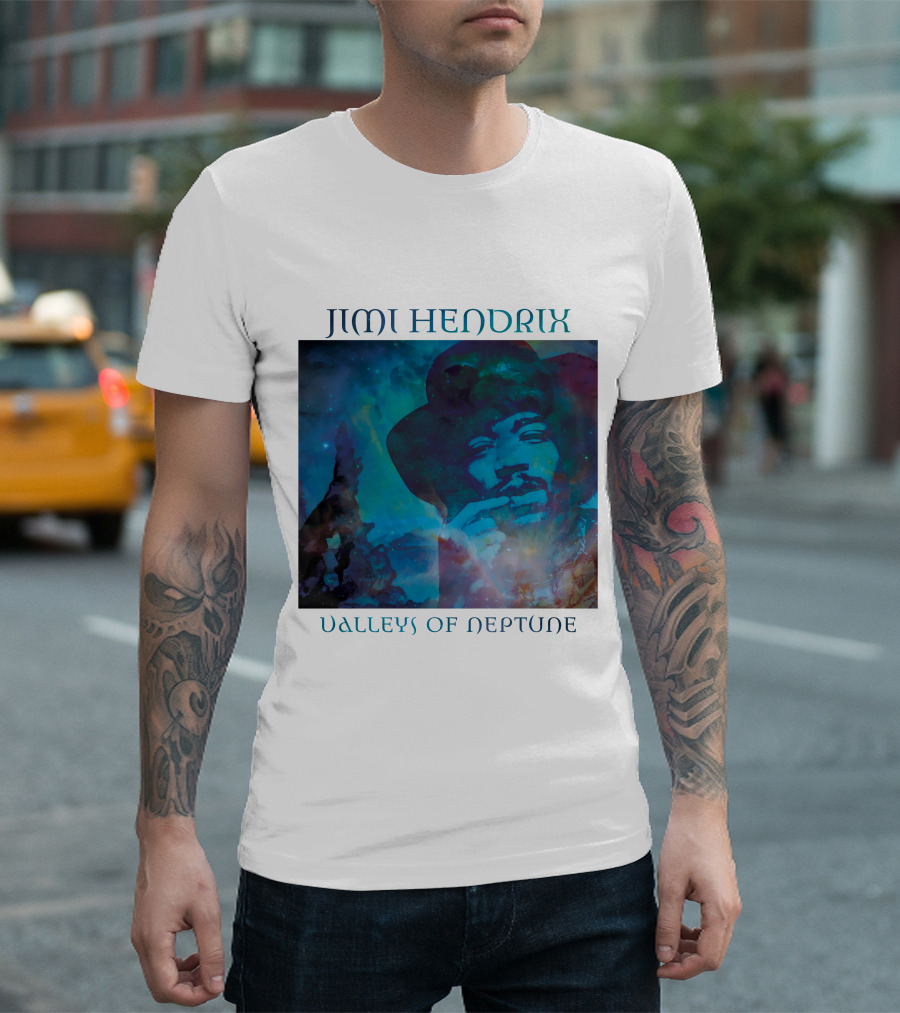 Jimi Hendrix Valleys of Neptune Album T-Shirt