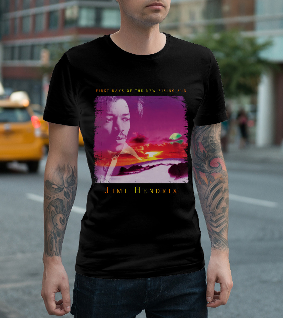 Jimi Hendrix First Rays Of The New Rising Sun Sunset T-Shirt