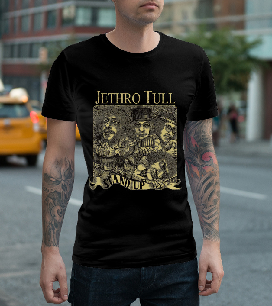 Jethro Tull Stand Up Psychedelic T-Shirt