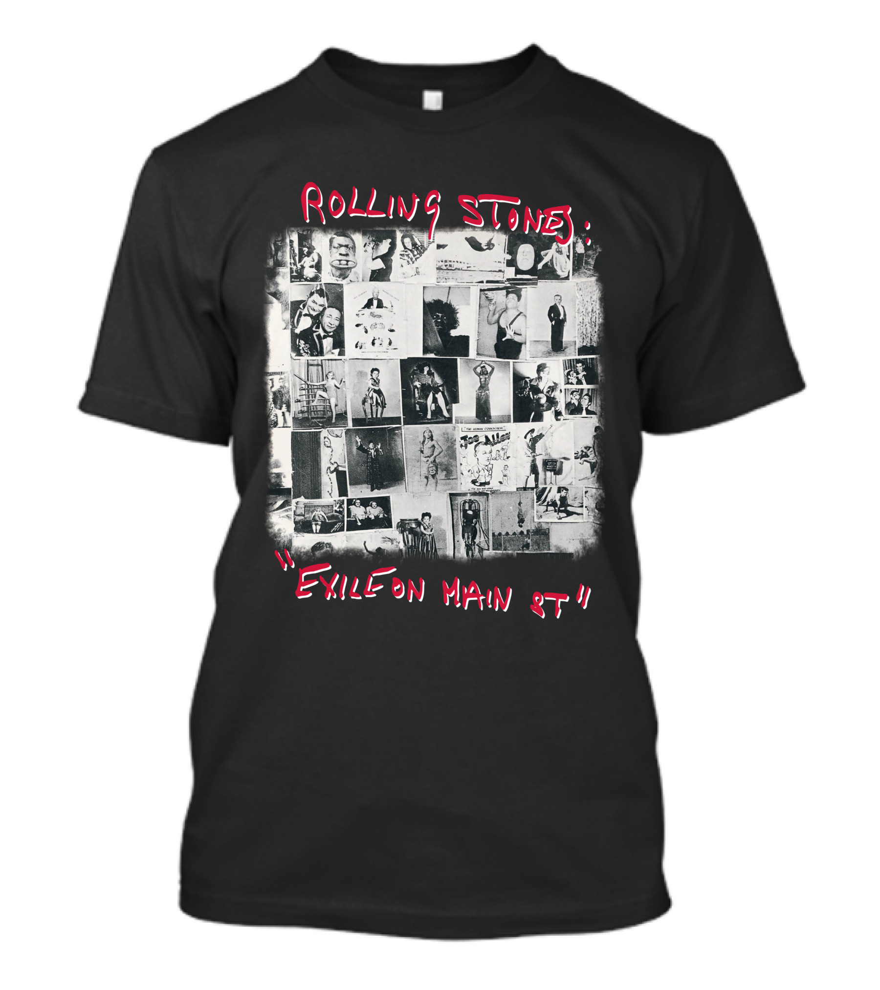 Rolling Stones Exile On Main St Collage T-Shirt