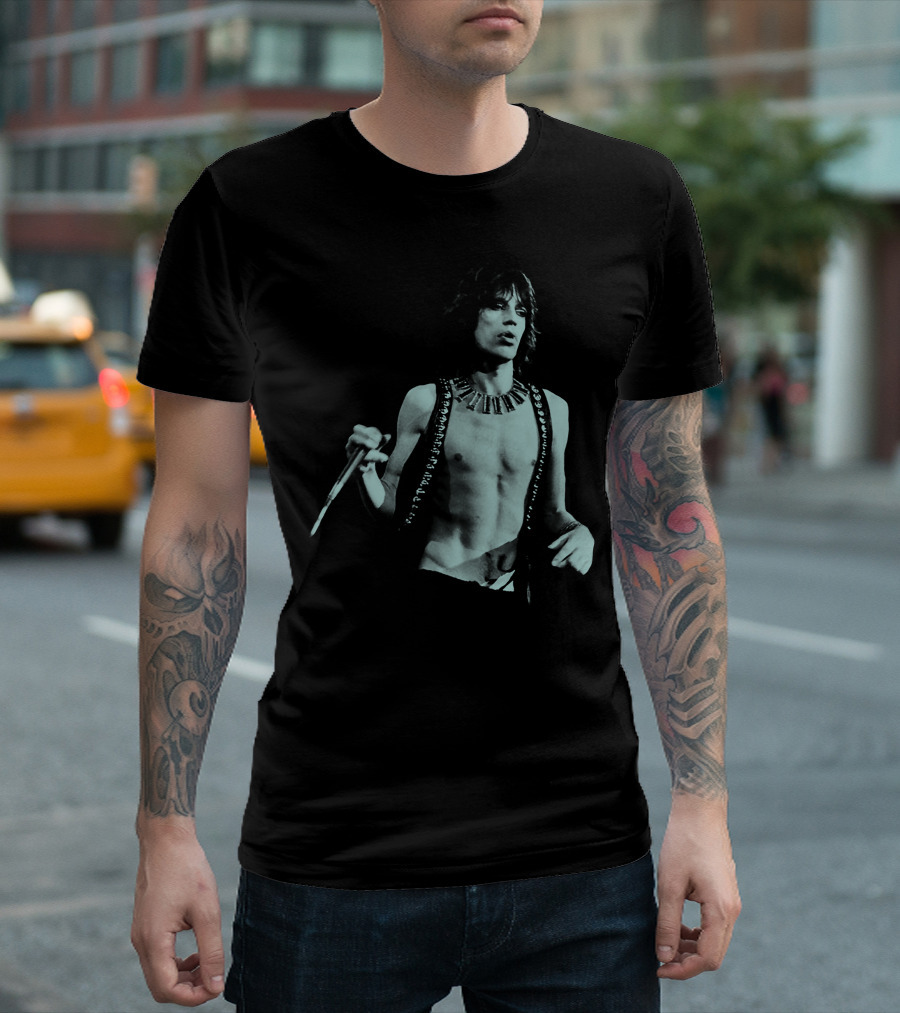 Mick Jagger Iconic Performance Rock Legend T-Shirt