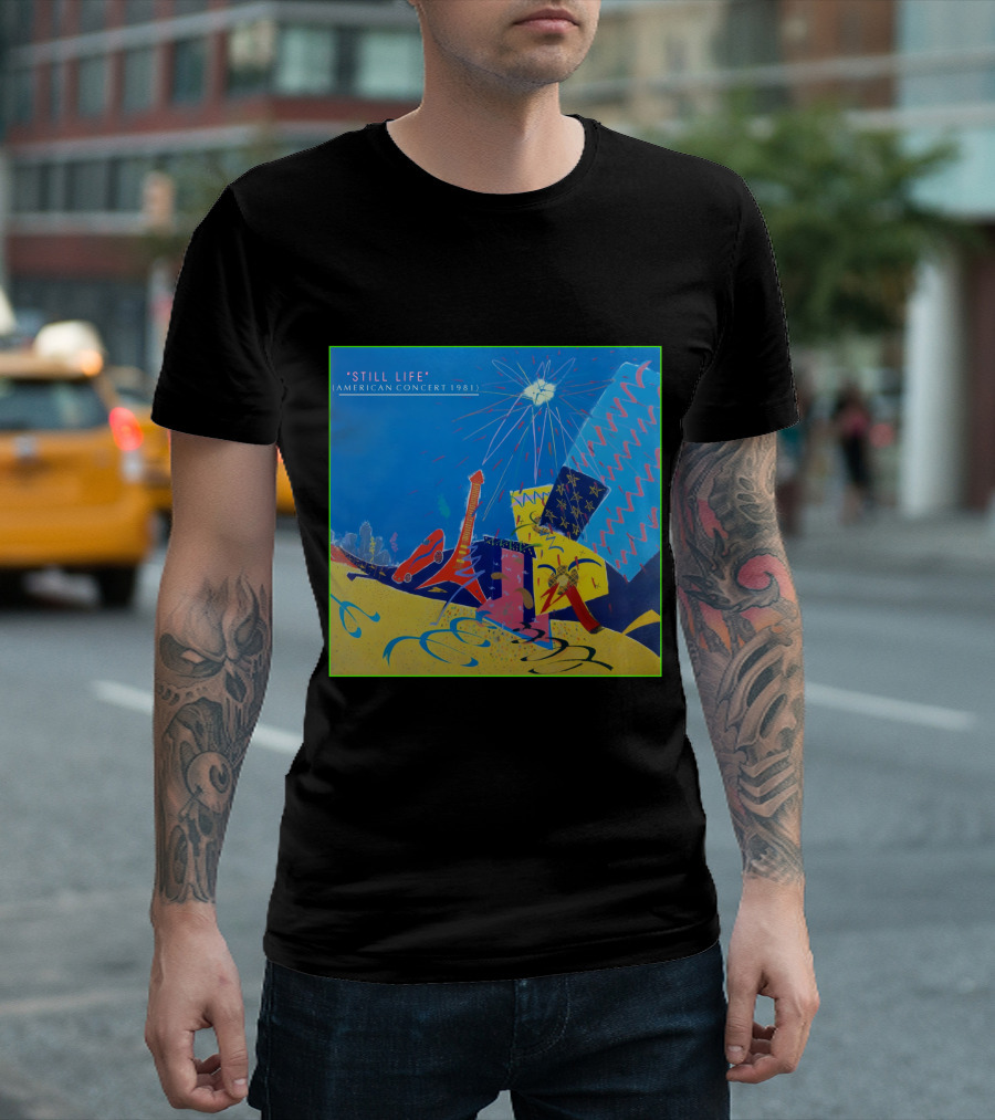 Still Life American Concert 1981 Vibrant Abstract T-Shirt