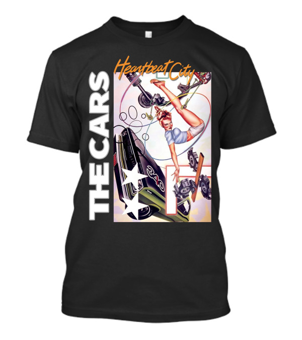 The Cars Heartbeat City 340 Retro T-Shirt