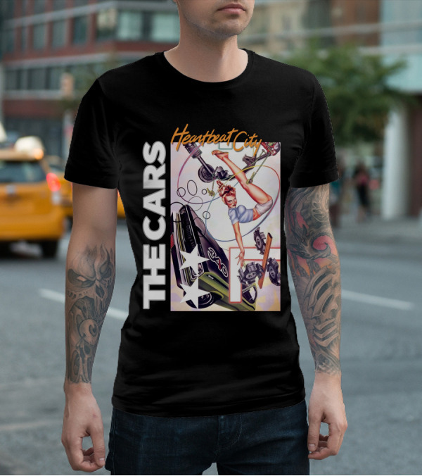 The Cars Heartbeat City 340 Retro T-Shirt