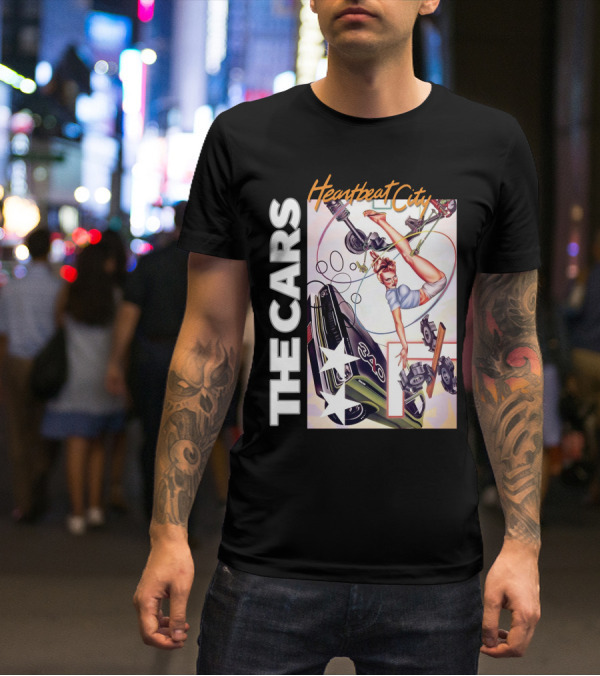 The Cars Heartbeat City 340 Retro T-Shirt