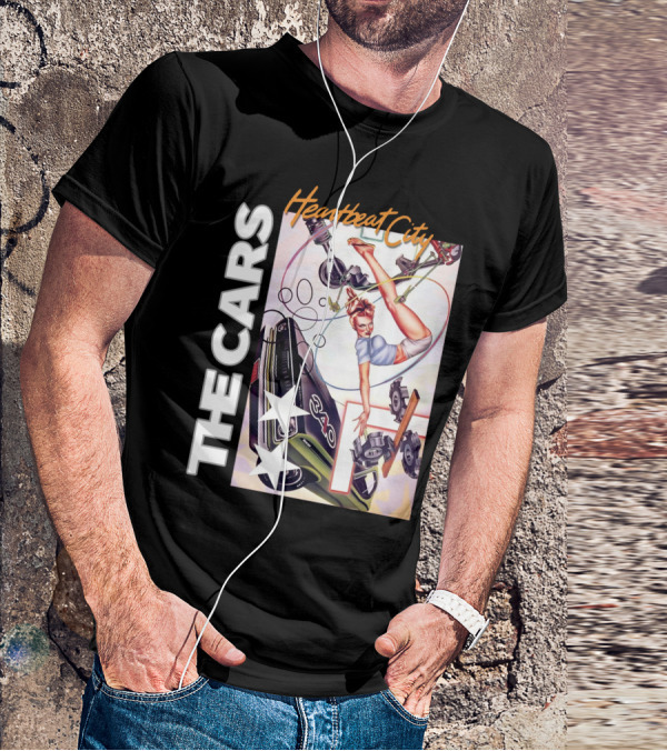 The Cars Heartbeat City 340 Retro T-Shirt
