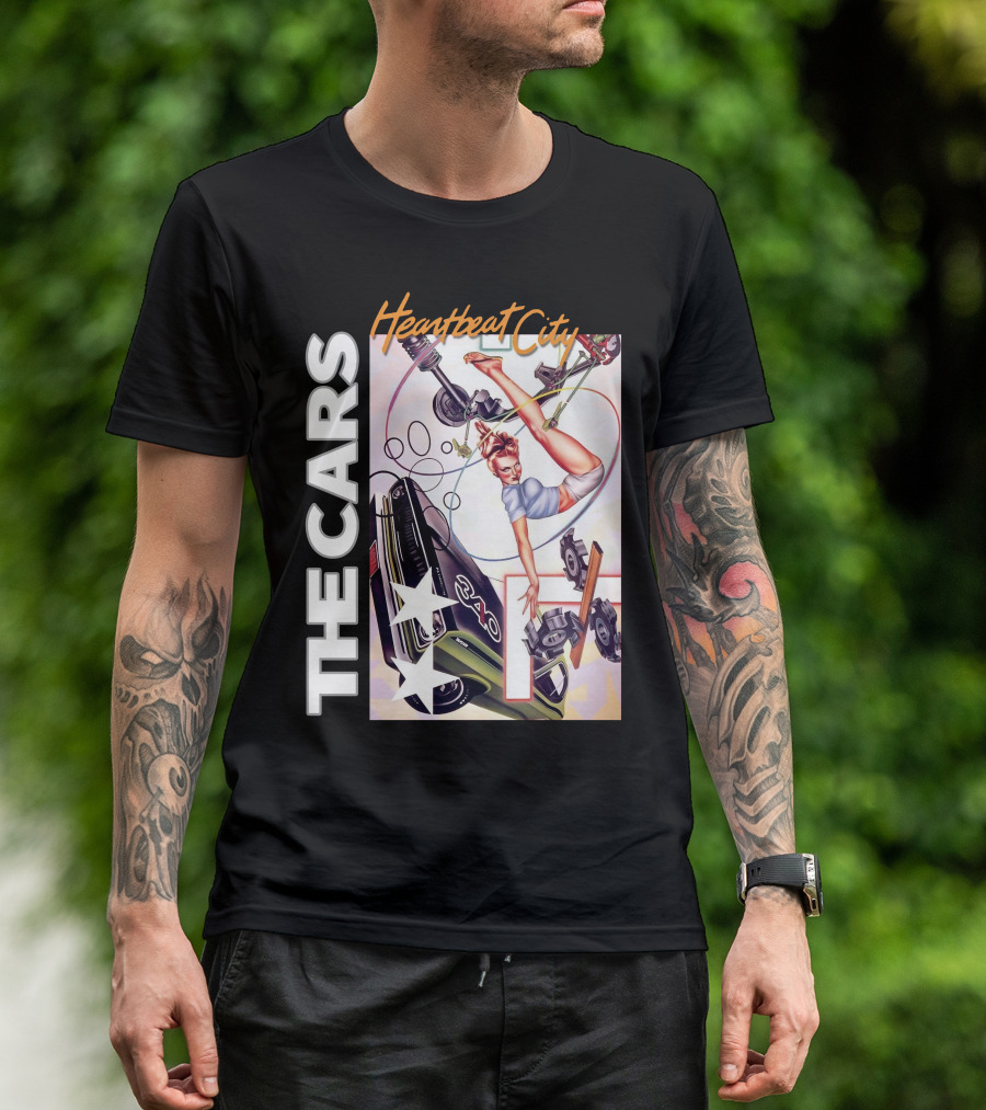The Cars Heartbeat City 340 Retro T-Shirt