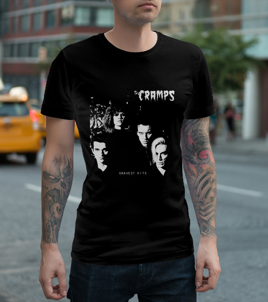 The Cramps Gravest Hits Album Cover T-Shirt
