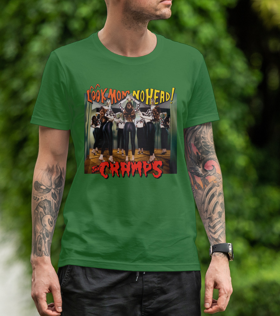 Look Mom No Head The Cramps Mirror Reflections T-Shirt