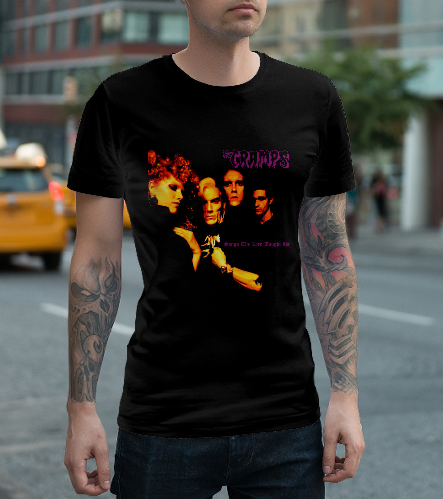 The Cramps Songs The Lord Taught Us Album Cover T-Shirt