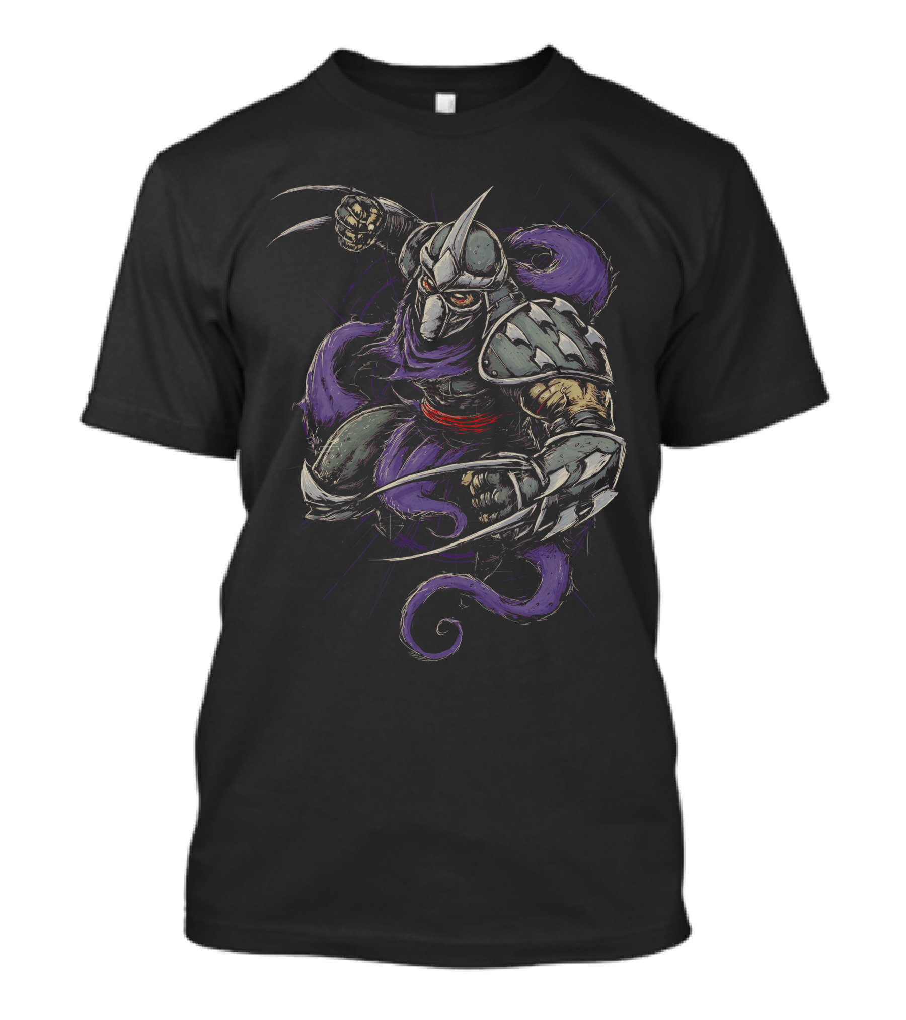 Shredder Teenage Mutant Ninja Turtles Villain Ninja Armor Claws T-Shirt