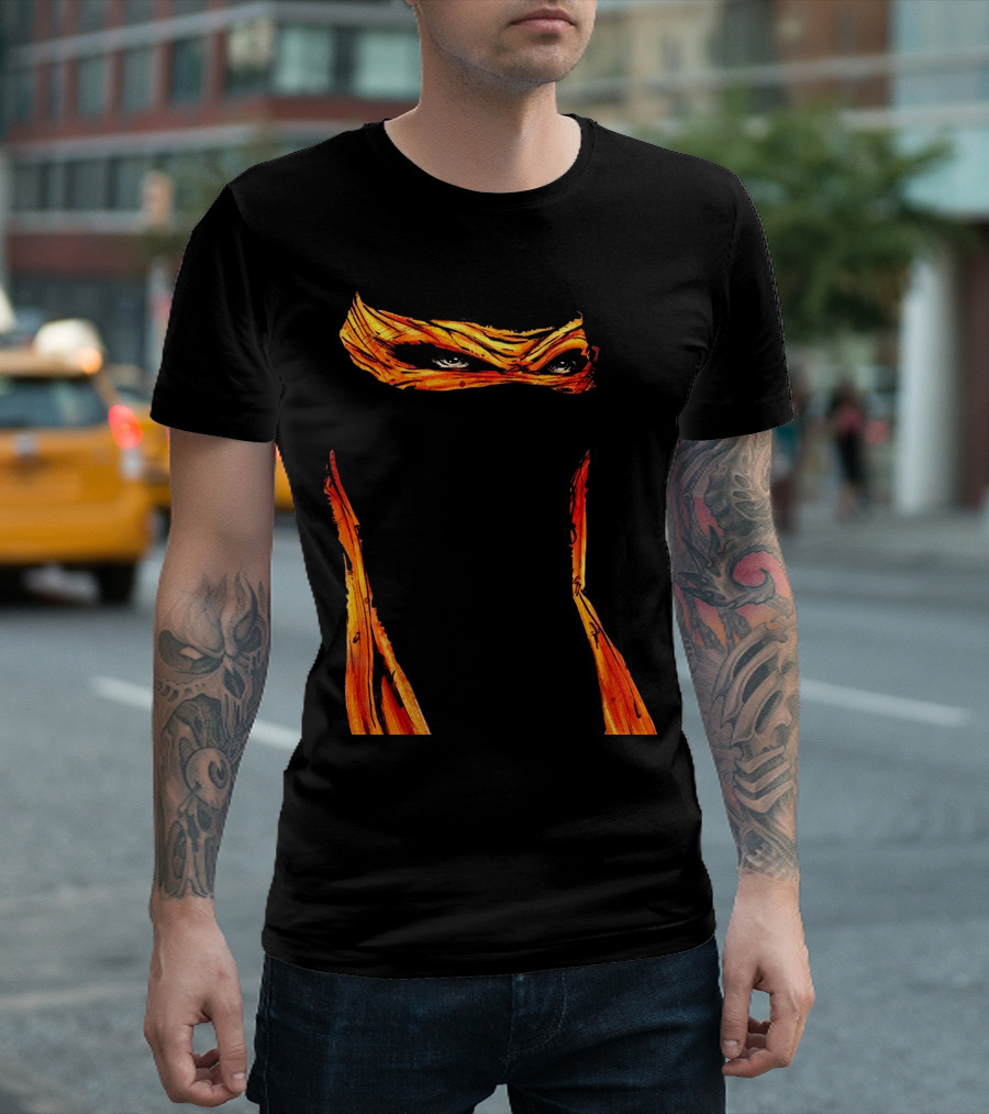 Teenage Mutant Ninja Turtles Michelangelo Mask Eyes T-Shirt