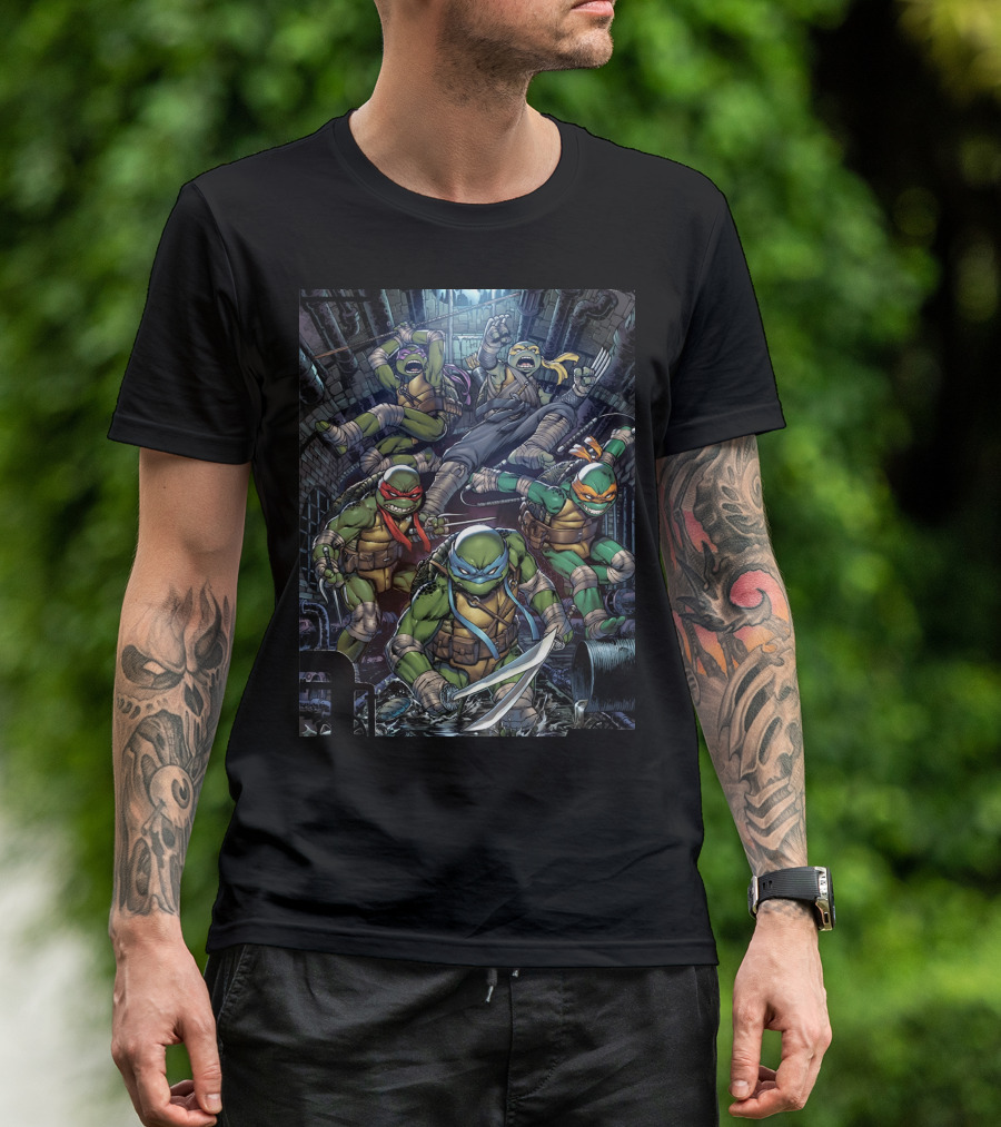Teenage Mutant Ninja Turtles Sewer Battle Adventure T-Shirt