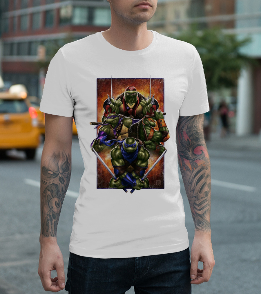 Teenage Mutant Ninja Turtles Raphael Leonardo Michelangelo Donatello T-Shirt