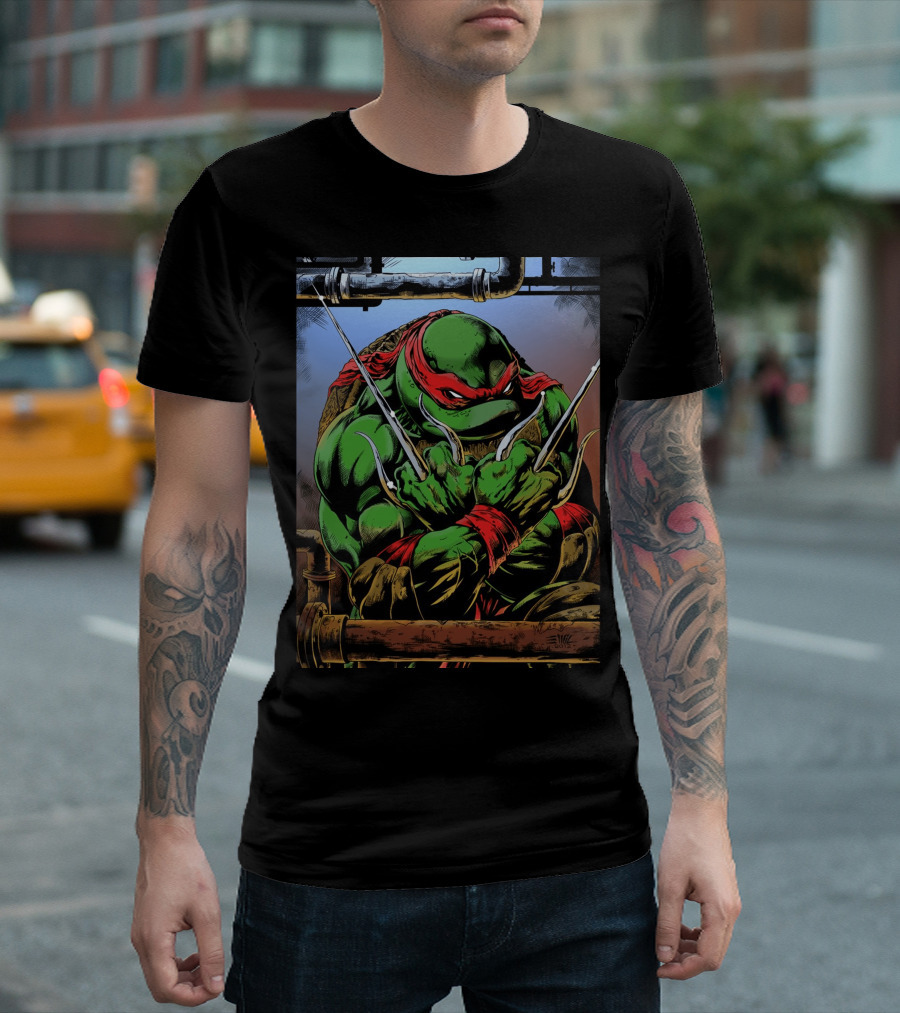 Teenage Mutant Ninja Turtles Raphael Comic T-Shirt