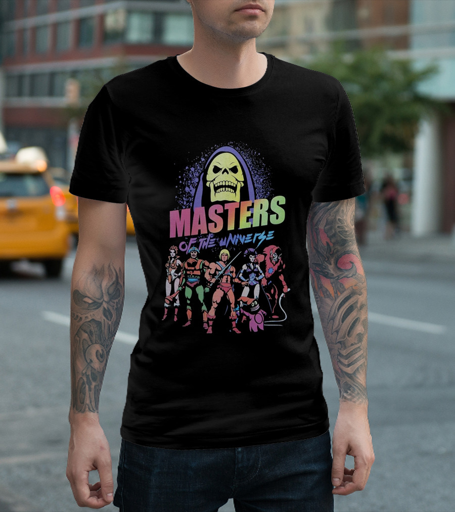 Masters of the Universe He-man and Characters Skeletor T-Shirt