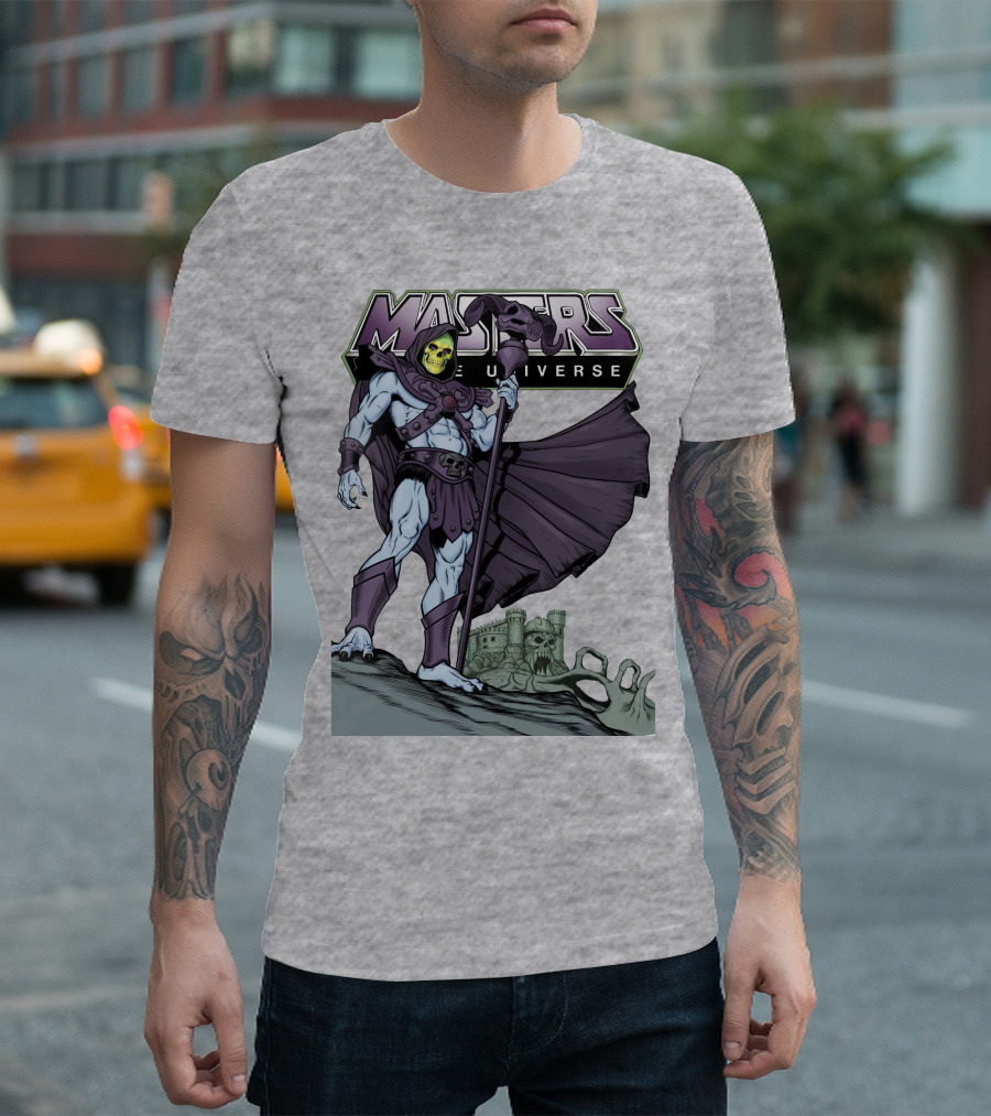 Masters Of The Universe Skeletor With Castle Grayskull T-Shirt