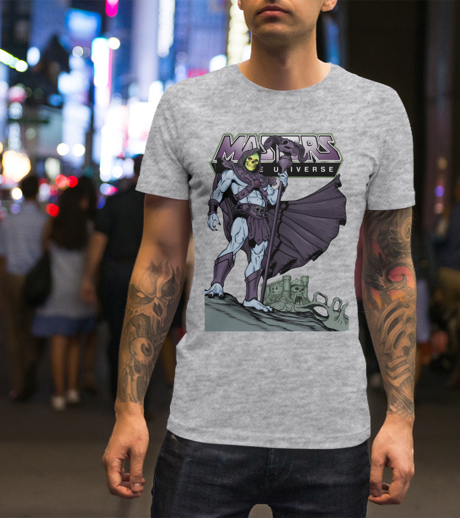 Masters Of The Universe Skeletor With Castle Grayskull T-Shirt