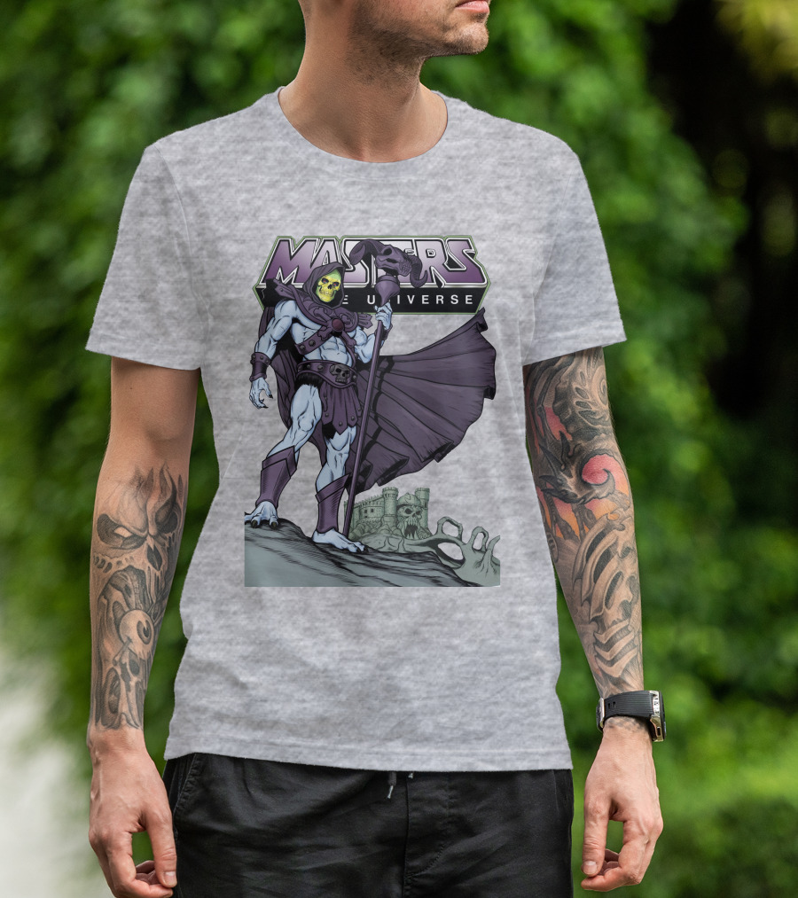 Masters Of The Universe Skeletor With Castle Grayskull T-Shirt