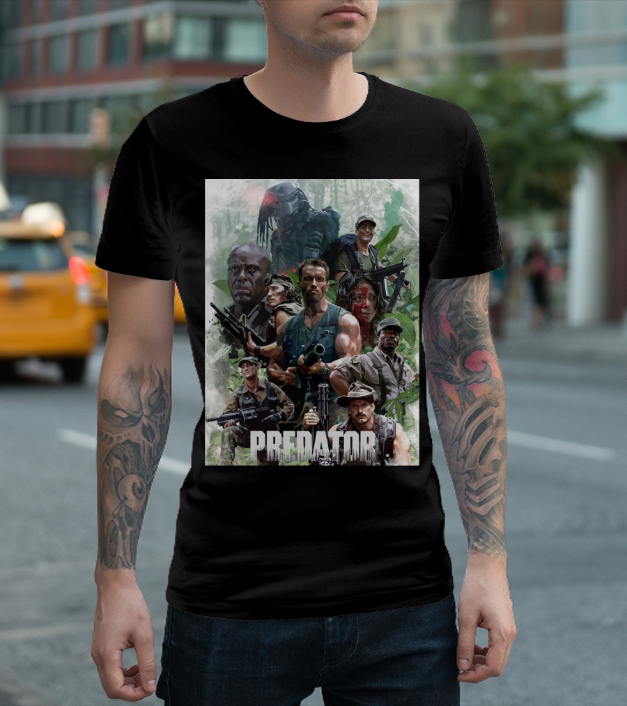 Predator Movie Characters T-Shirt