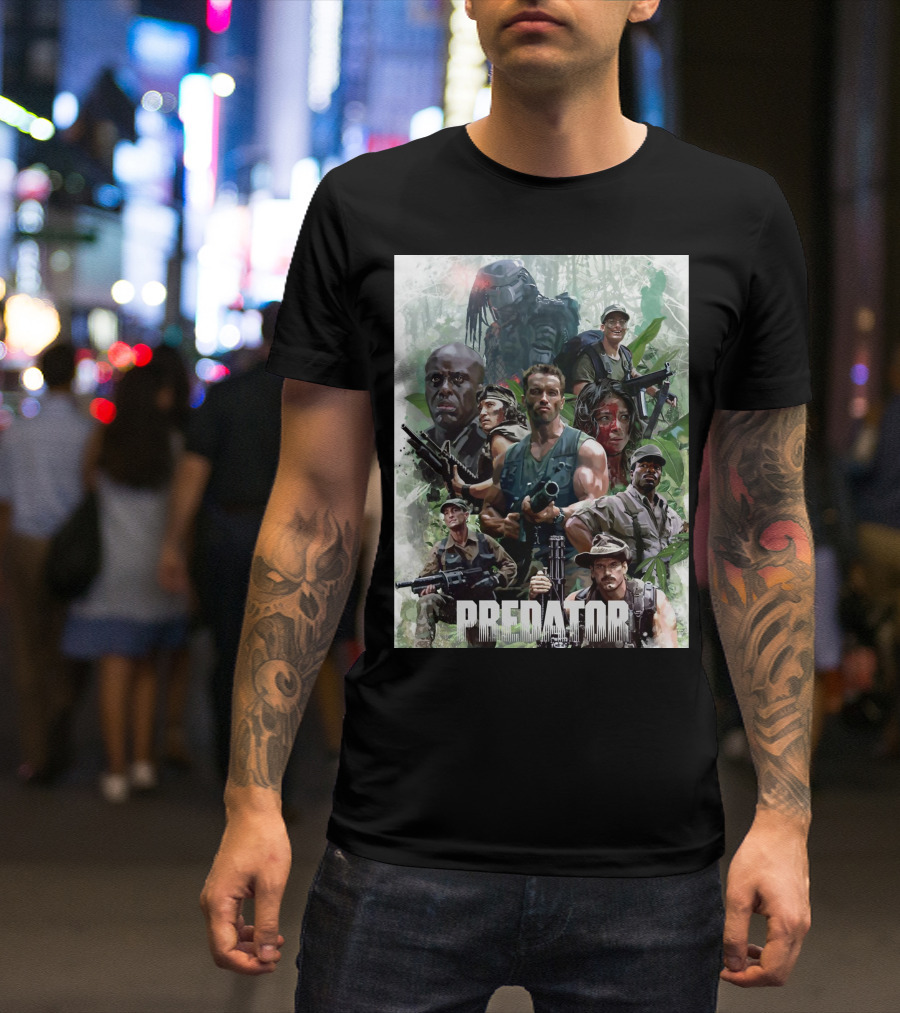 Predator Movie Characters T-Shirt
