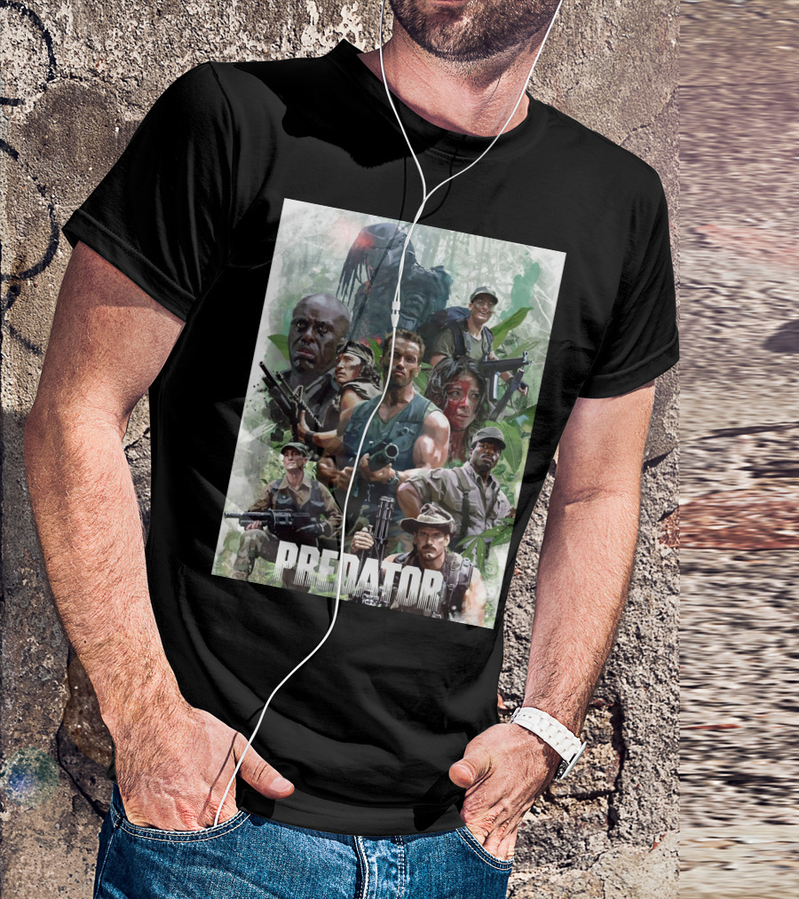 Predator Movie Characters T-Shirt