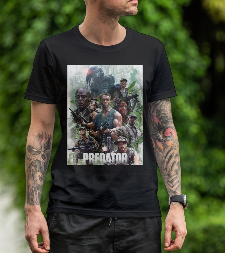 Predator Movie Characters T-Shirt