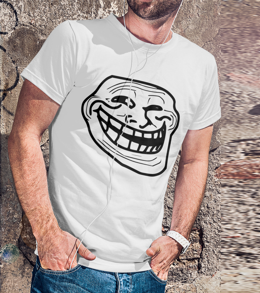 Ninja Troll Face Meme T-Shirt