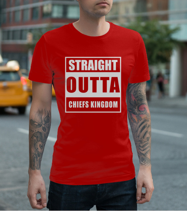 Straight Outta Chiefs Kingdom Red Friday Fan T-Shirt