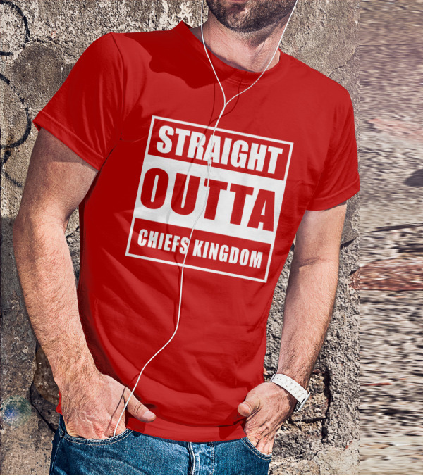 Straight Outta Chiefs Kingdom Red Friday Fan T-Shirt