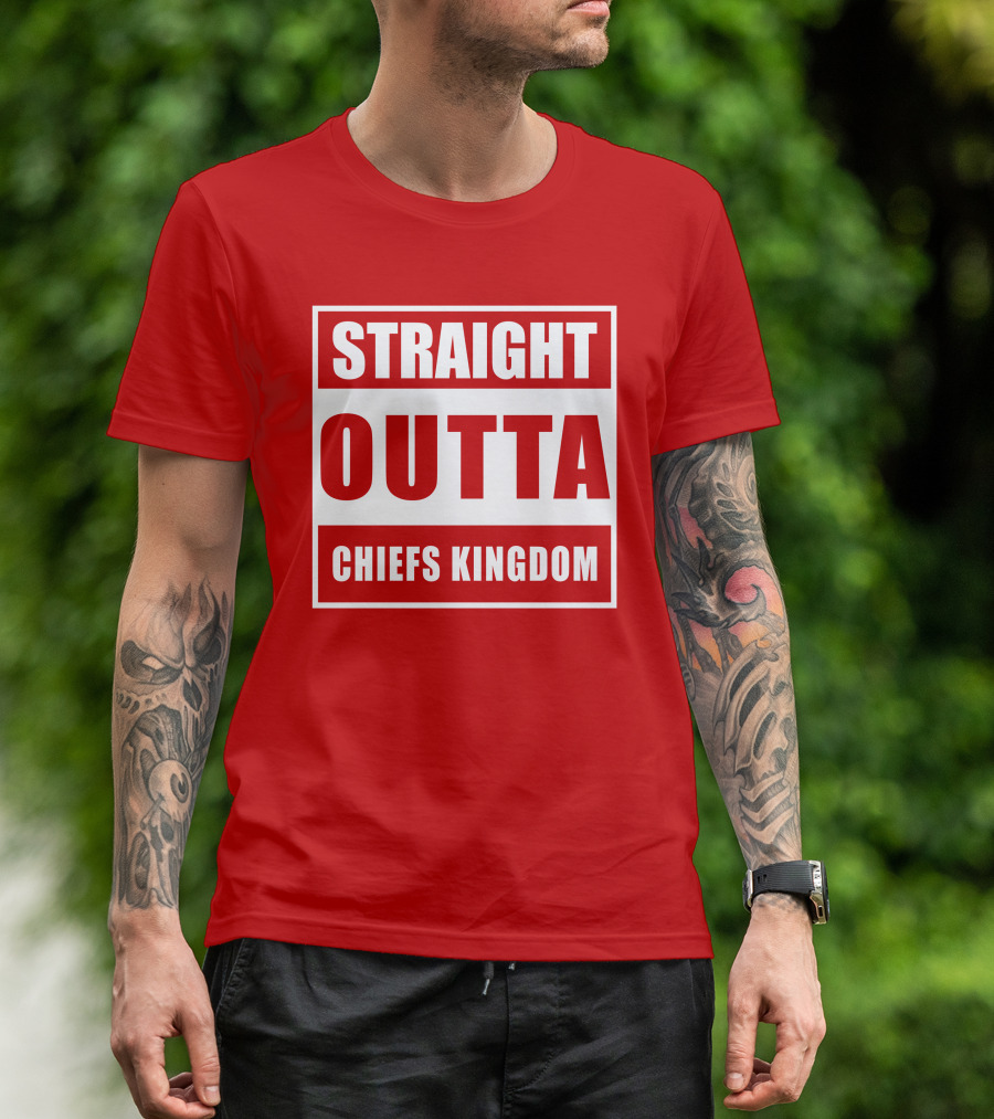 Straight Outta Chiefs Kingdom Red Friday Fan T-Shirt