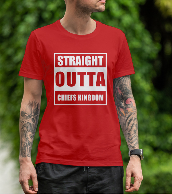 Straight Outta Chiefs Kingdom Red Friday Fan T-Shirt