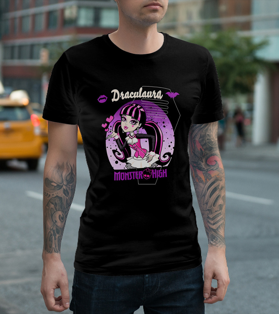 Draculaura Monster High Boyfriend Fit Girls T-Shirt