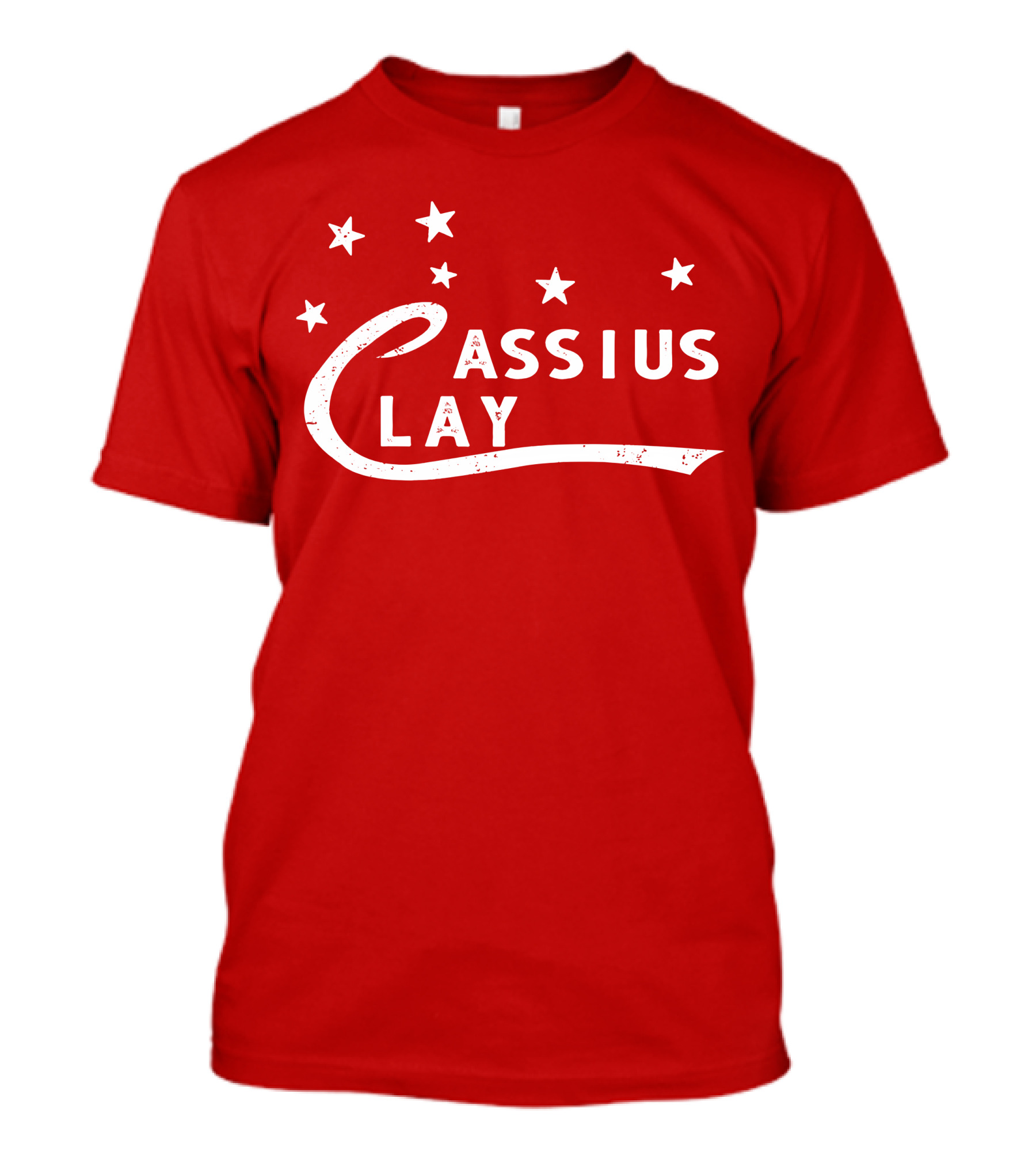 Cassius Clay Stars Red T-Shirt