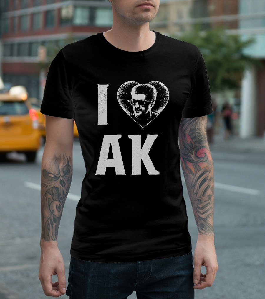 I Love AK Fully Filmy T-Shirt