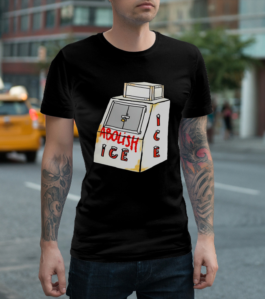 Abolish Ice Graffiti on Ice Machine T-Shirt
