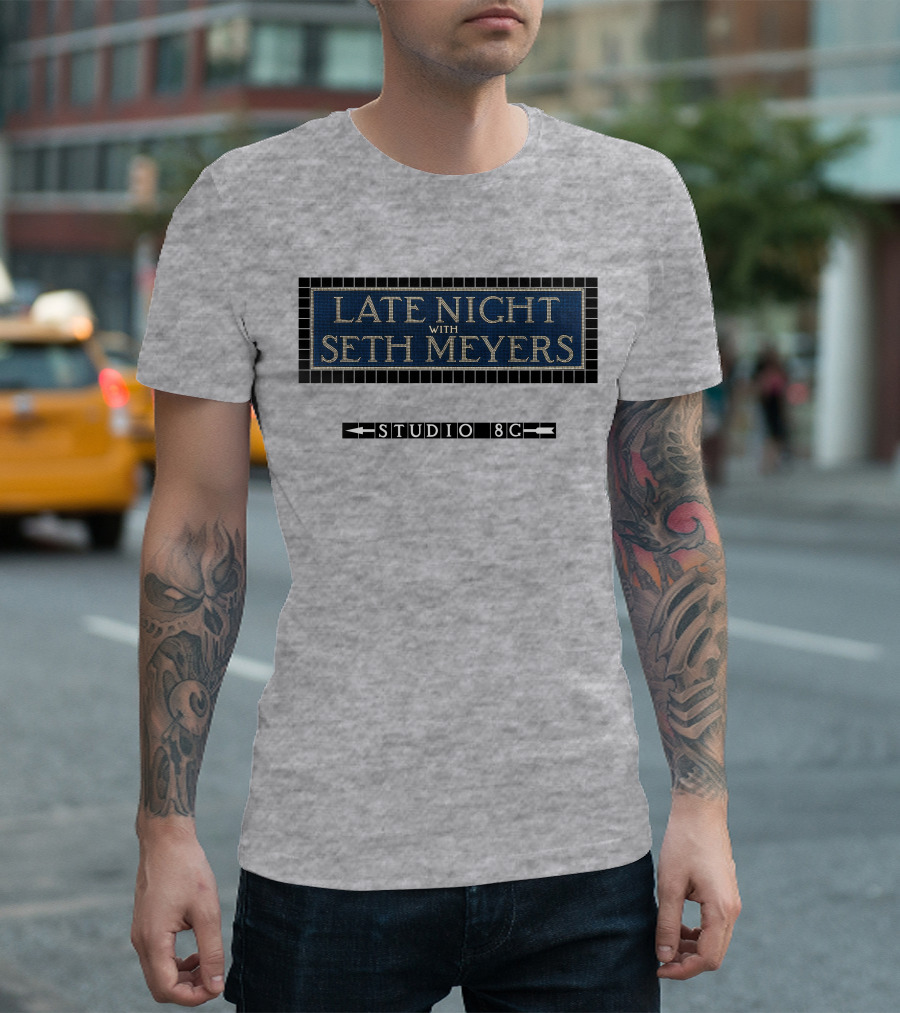 Late Night With Seth Meyers Studio 8G Subway T-Shirt