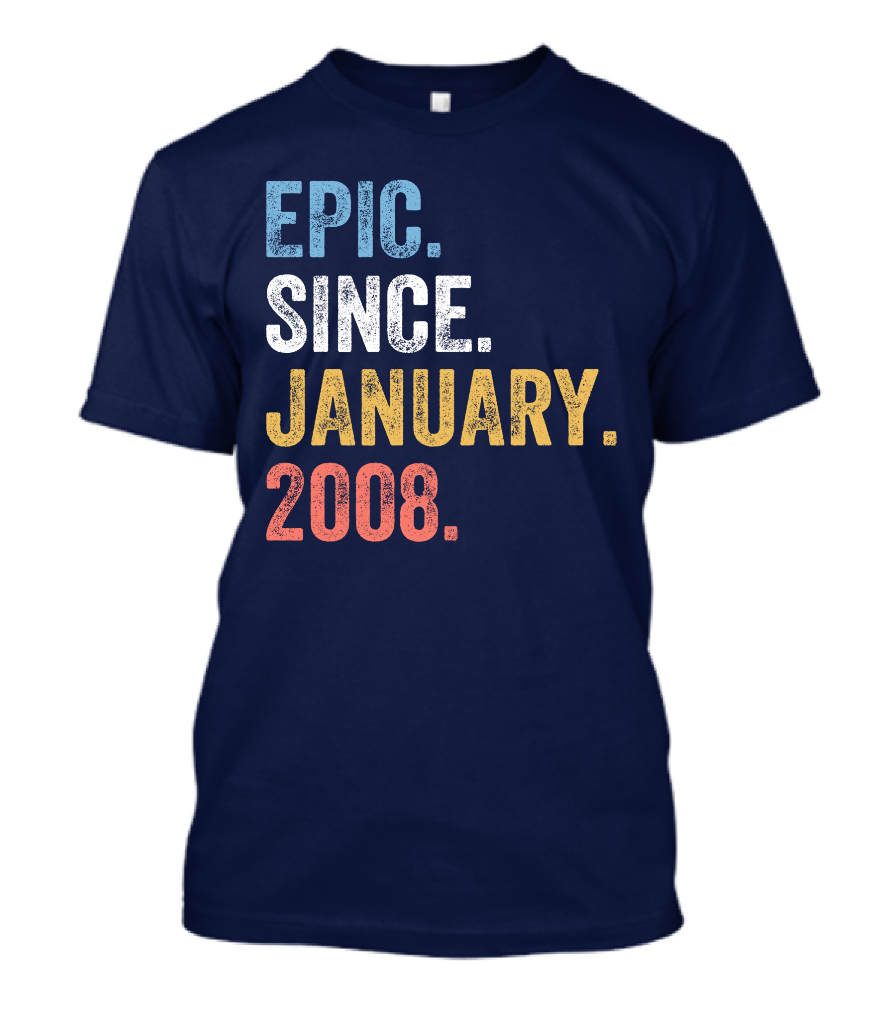 Retro Epic Since January 2008 My Birthday Ted Nivison T-Shirt