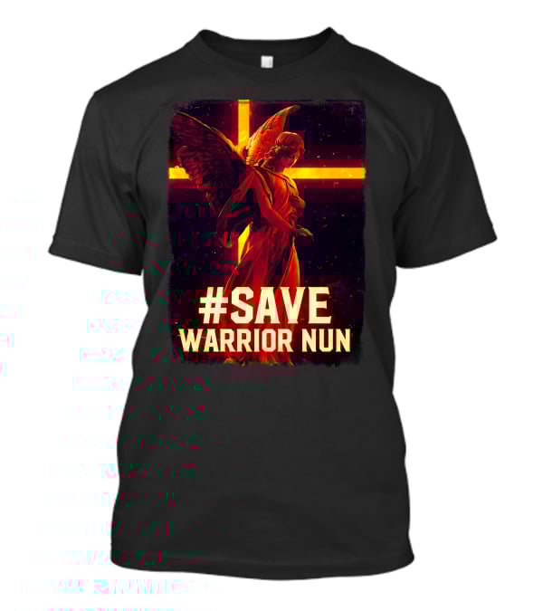 Save Warrior Nun Angel Red Cross T-Shirt