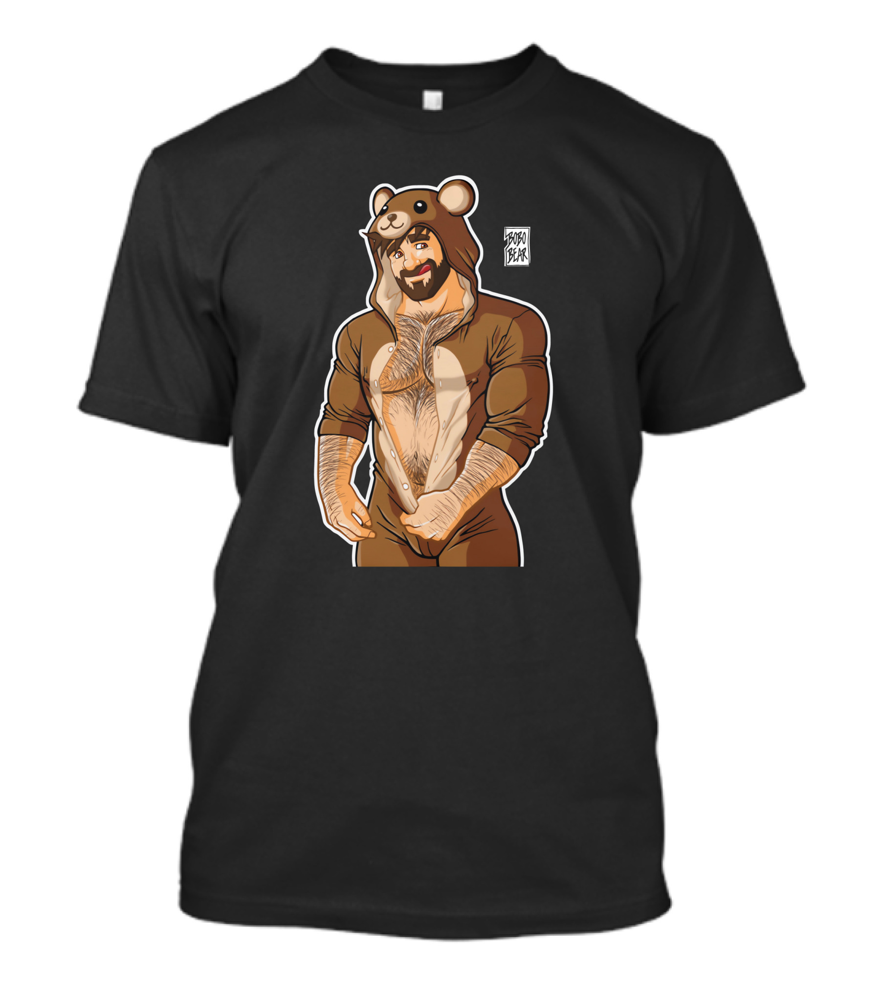 Adam Loves Teddy Bears Hobo Bear Onesie T-Shirt
