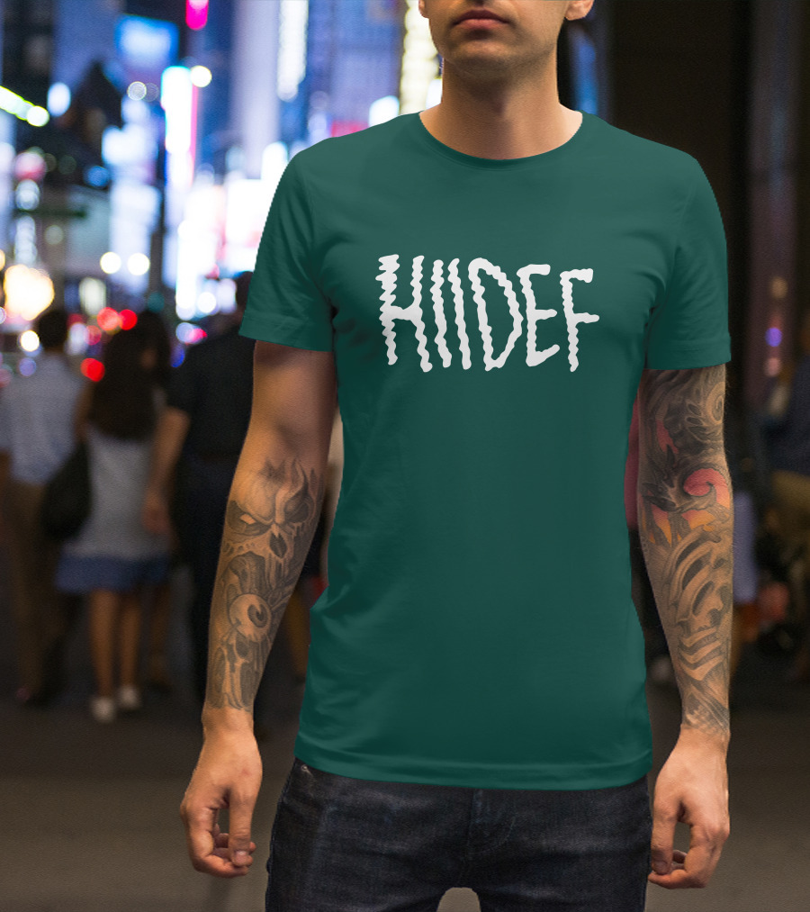HIIDEF Spooky Drip Text T-Shirt
