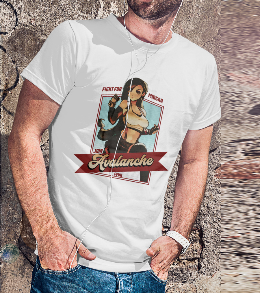 Fight For Midgar Join Avalanche FFVII T-Shirt