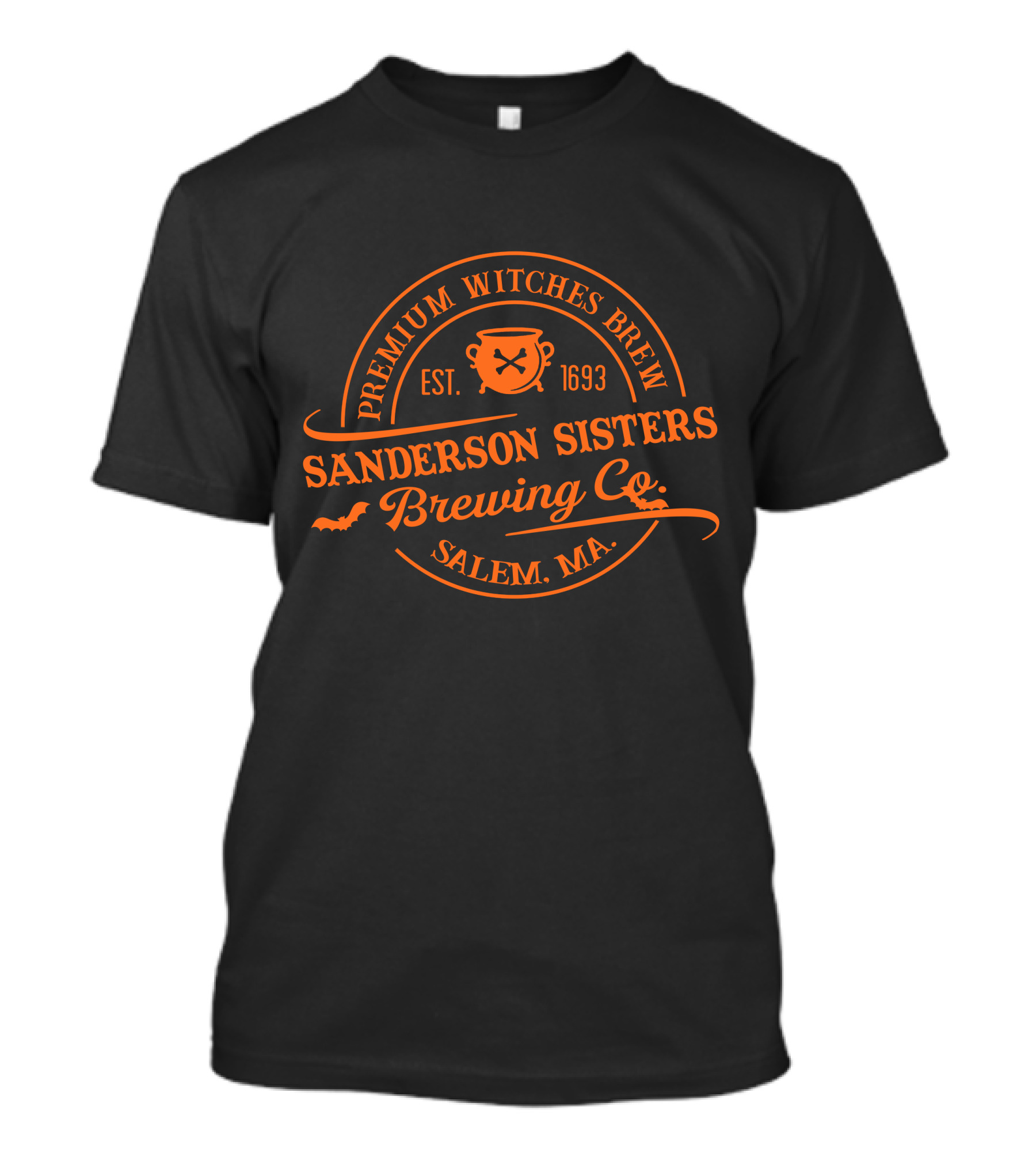 Sanderson Sisters Salem MA Premium Witches Brew Brewing Co Est 1693 T-Shirt