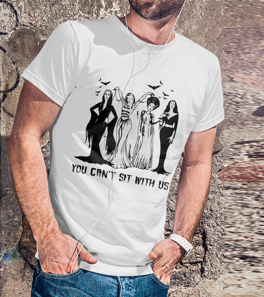 You Can’t Sit With Us Gothic Horror Icons T-Shirt