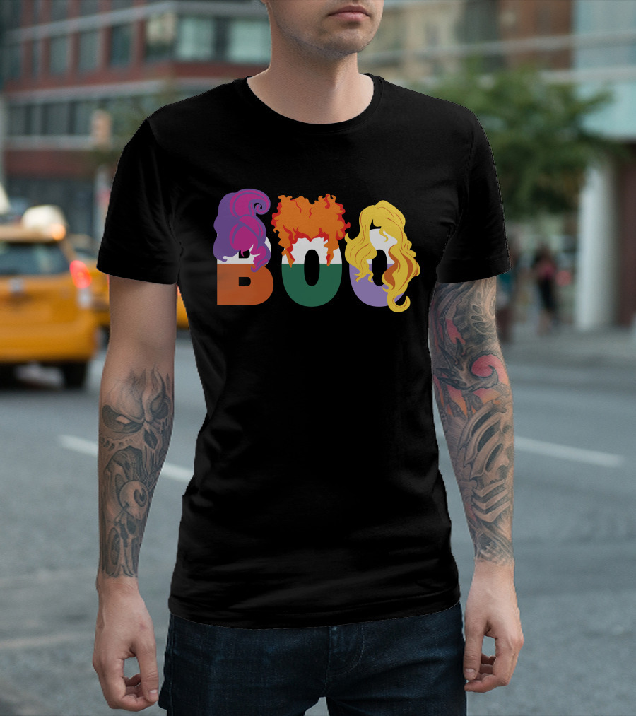 Boo HP01 Sanderson Sisters Halloween Hair T-Shirt