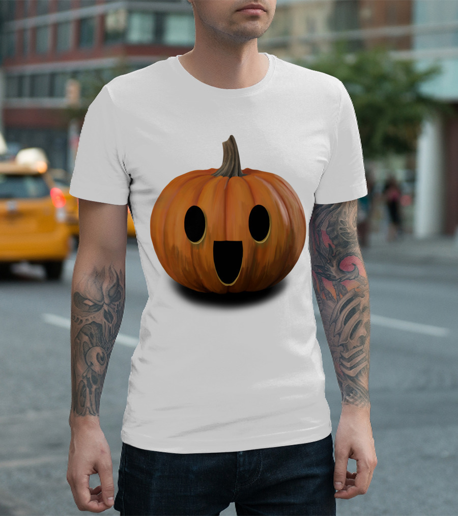 Halloween Pumpkin Scary Evil Cute T-Shirt