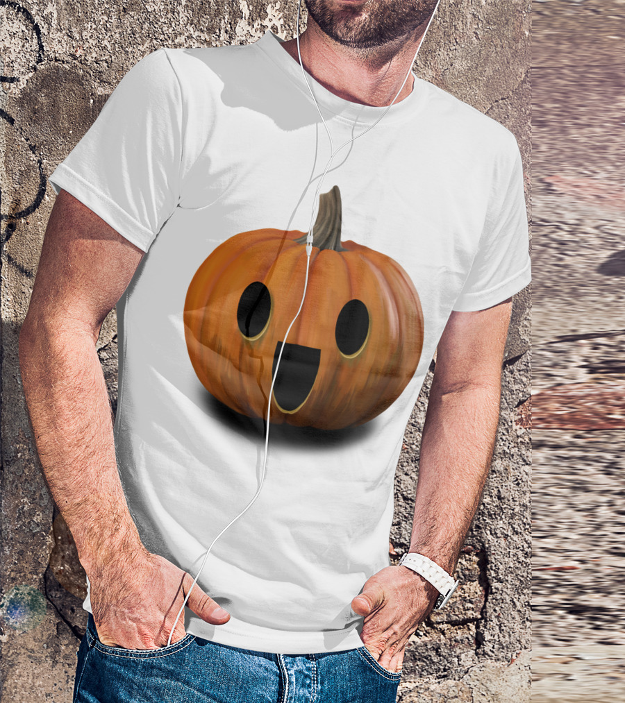 Halloween Pumpkin Scary Evil Cute T-Shirt