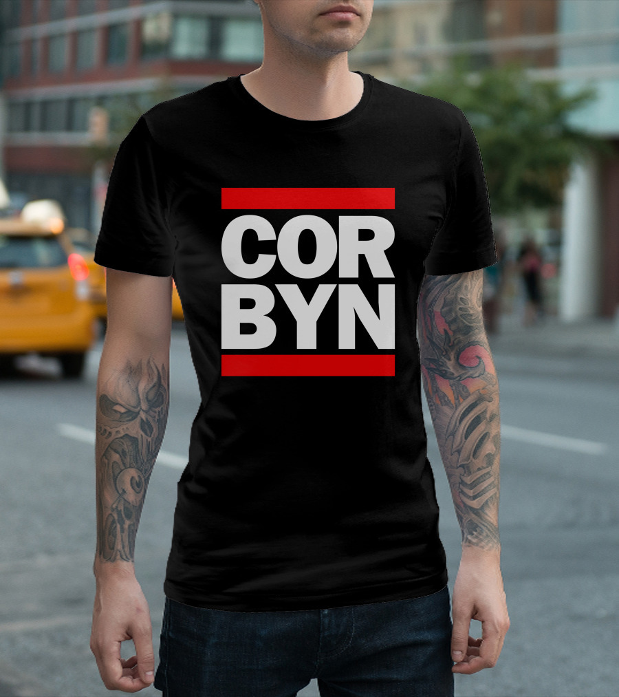 Fernando Morais Corbynista Corbyn Bold Red Lines T-Shirt